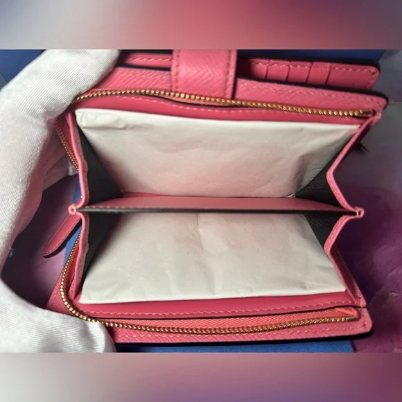 Rare Smythson Continental Wallet (NIB; Pink) - Picture 8 of 16